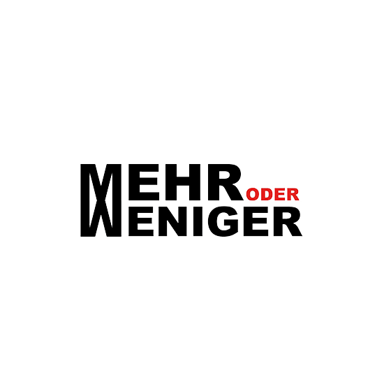 Logo Mehr oder weniger